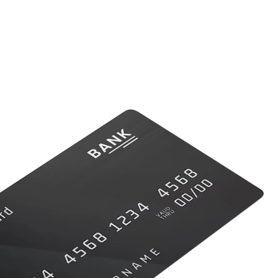 Carte bancaire illustrant le paiement en deux fois