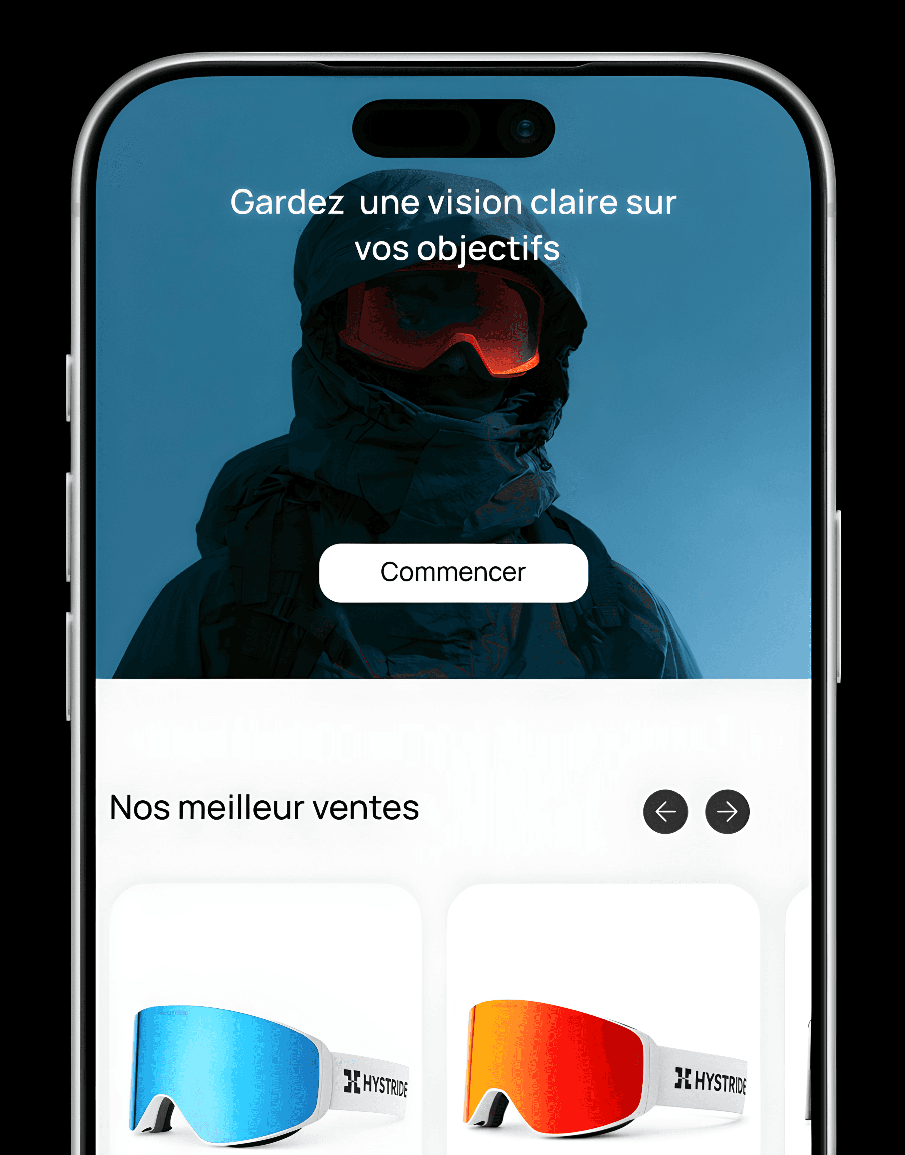 Site web Norllay affiché de façon responsive sur mobile